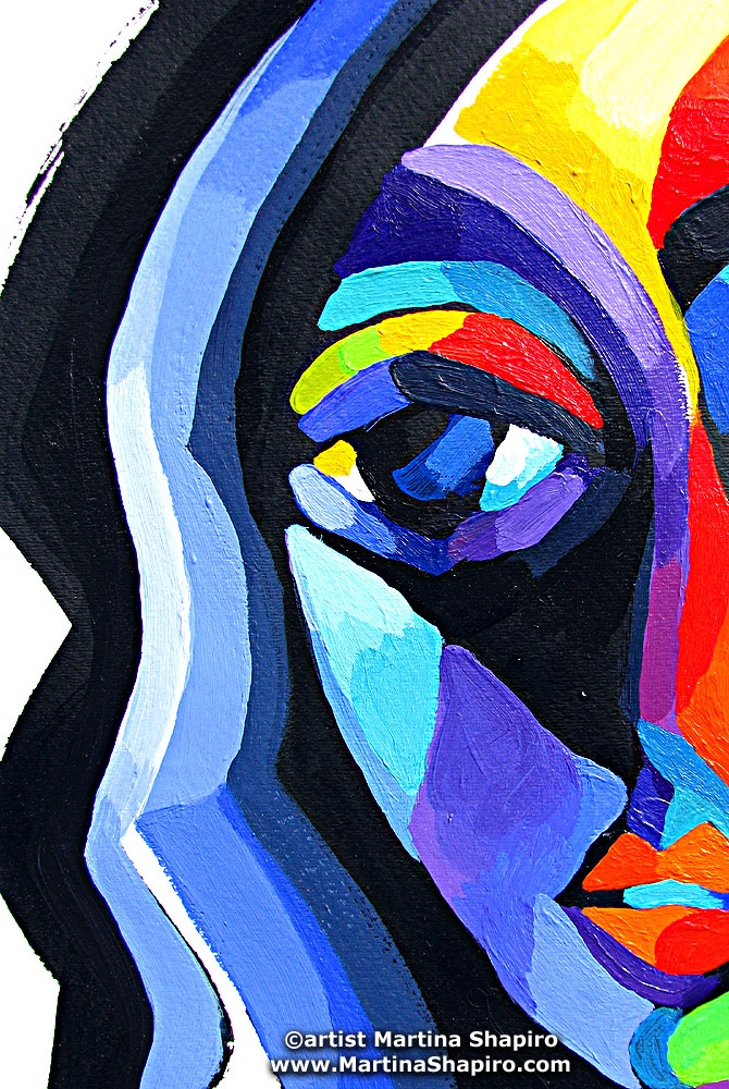 detail of Summer Goddess painting by artist Martina Shapiro detail of Summer Goddess painting by artist Martina Shapiro