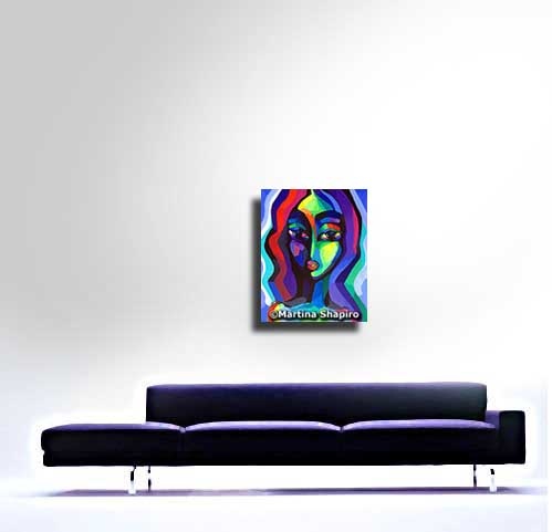 Painting in a room - approximate Painting in a room - approximate