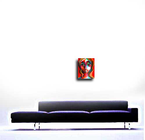 approximate scale - example of painting in a room approximate scale - example of painting in a room